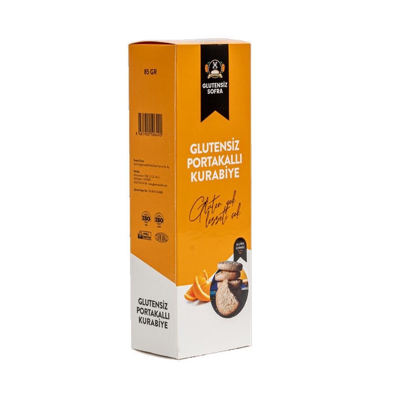 Glutensiz Portakallı Bisküvi 85 GR