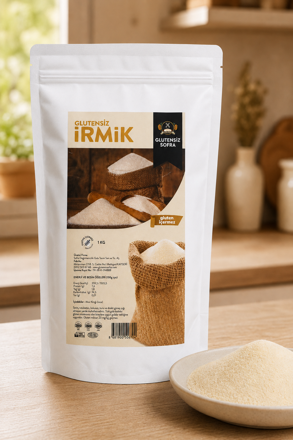 Glutensiz İrmik - İnce Mısır Kırığı