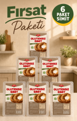 Glutensiz Simit 6'lı Fırsat Paketi (6 x 190 Gr)