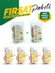 Glutensiz Fırsat Seti Ekmek + Poğaça + Simit