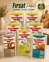 Glutensiz Ekmek, Poğaça ve Simit Fırsat Seti (6 Paket)