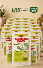 Glutensiz Ekmek 20'li Fırsat Paketi (20 x 250 Gr)