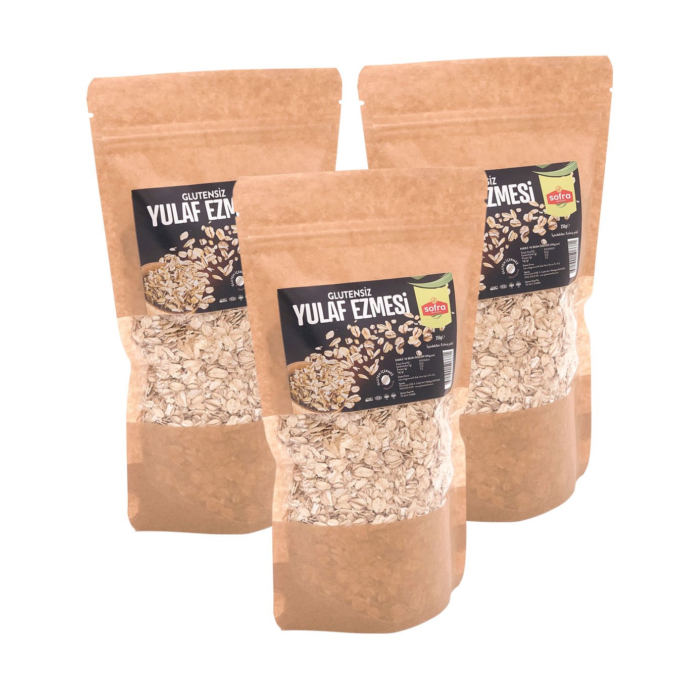 Glutensiz Yulaf Ezmesi 3'lü Fırsat Paketi