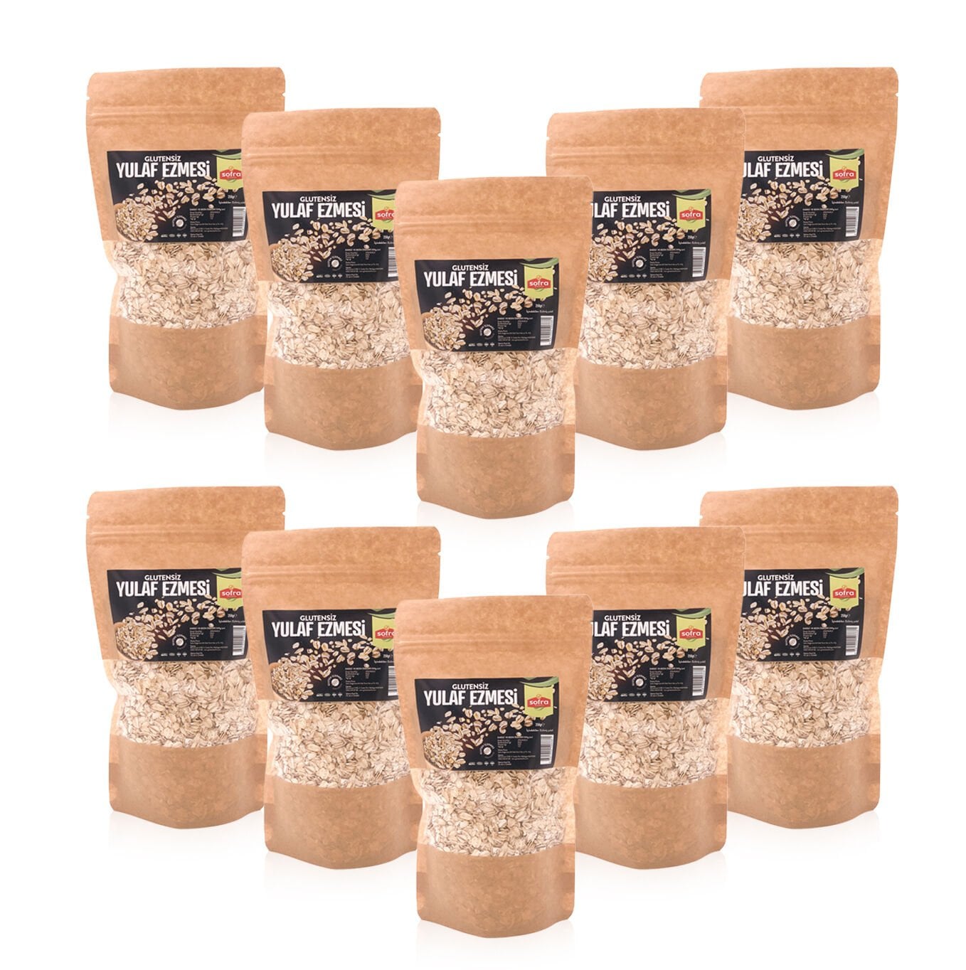 Glutensiz Yulaf Ezmesi 10'lu Fırsat Paketi